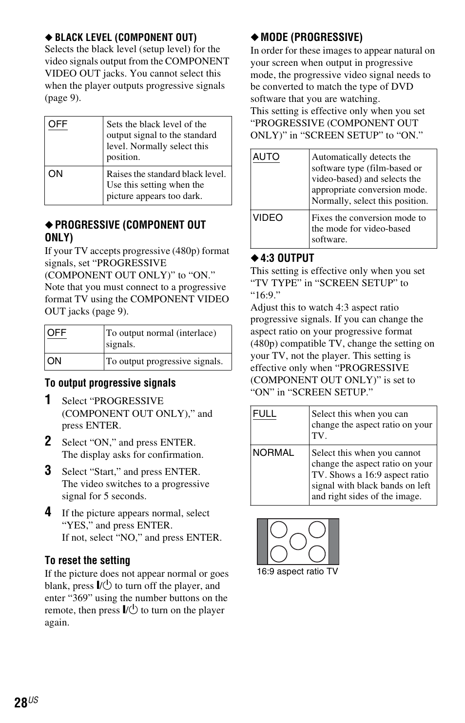 Sony DVP-SR200PPX3 User Manual | Page 28 / 48