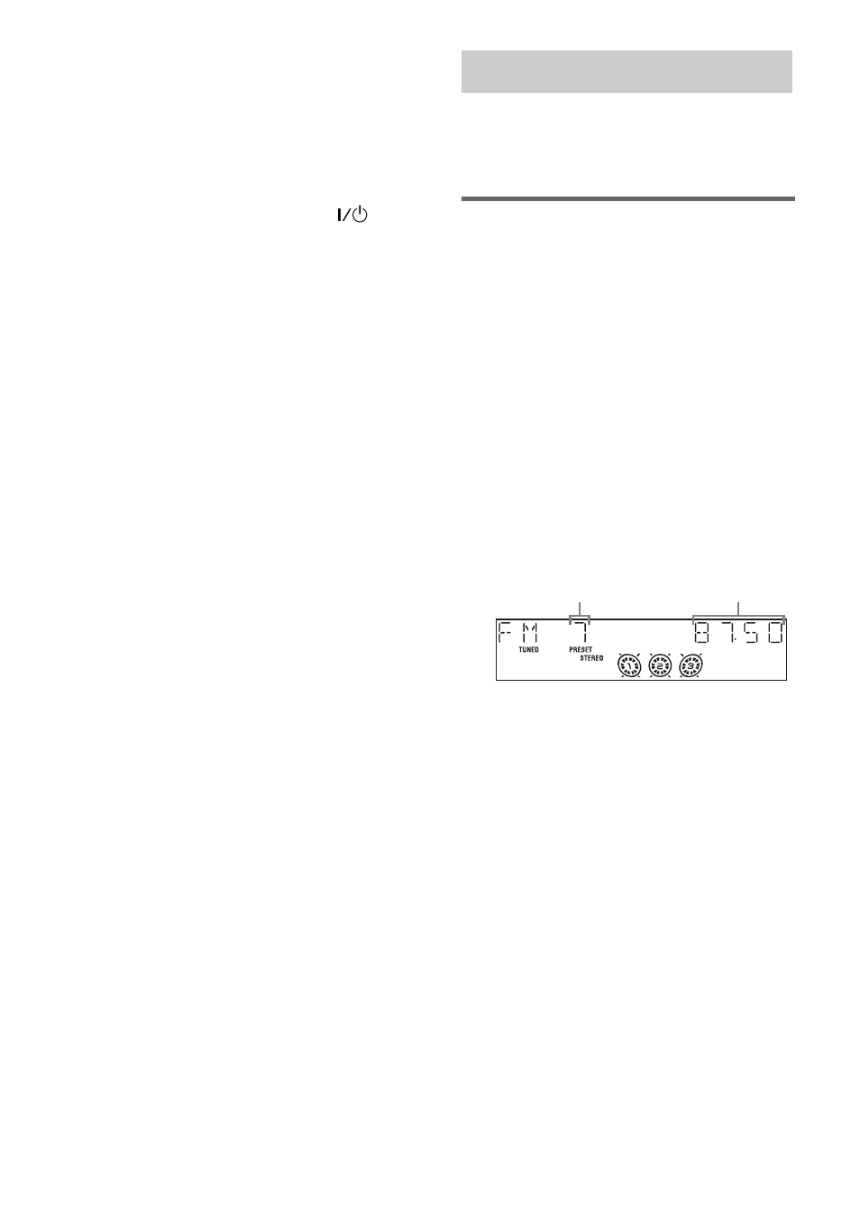 Listening to the radio, Preset tuning | Sony MHC-GX450 User Manual | Page 16 / 48