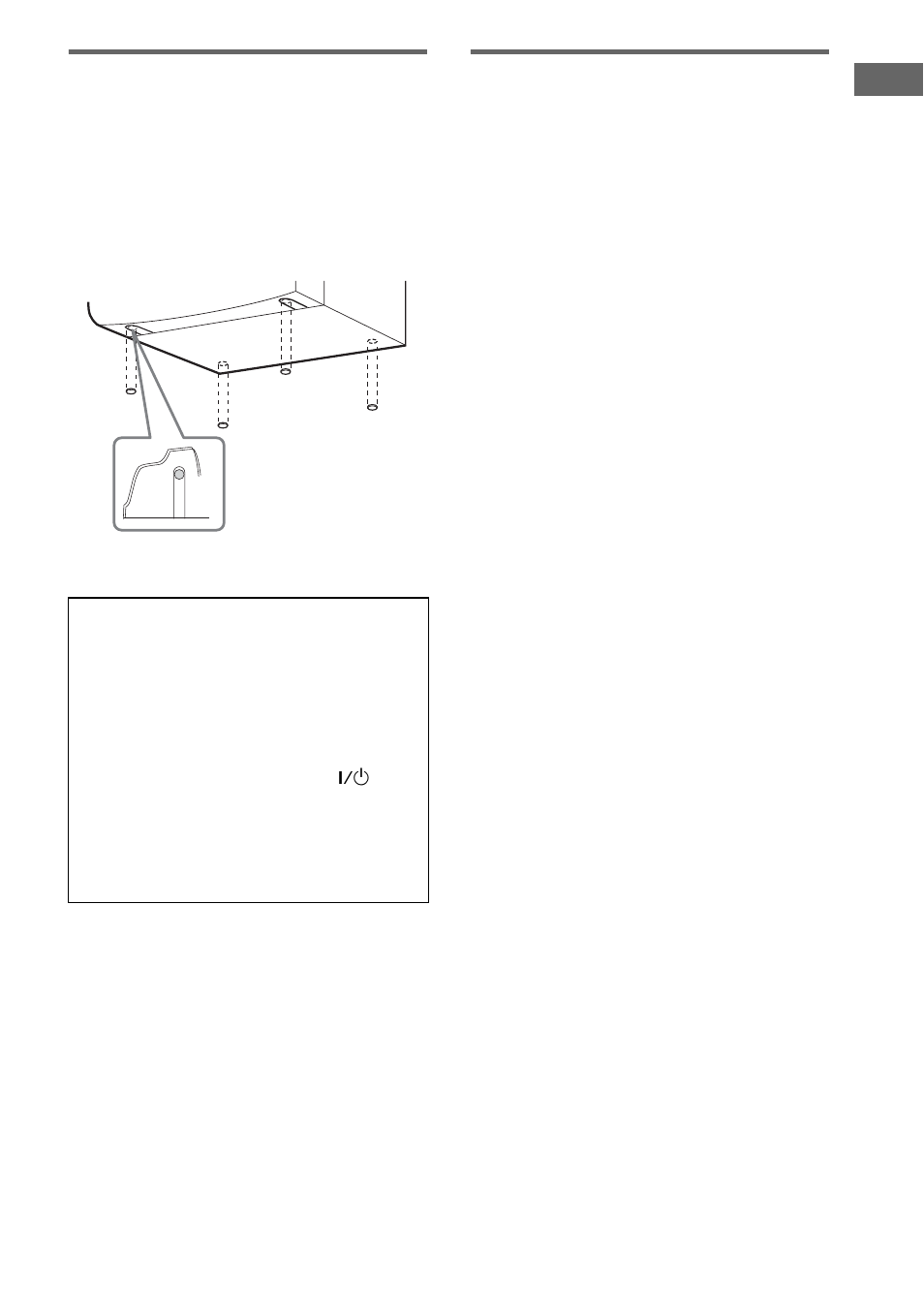 Attaching the front speaker pads | Sony MHC-GX450 User Manual | Page 9 / 48
