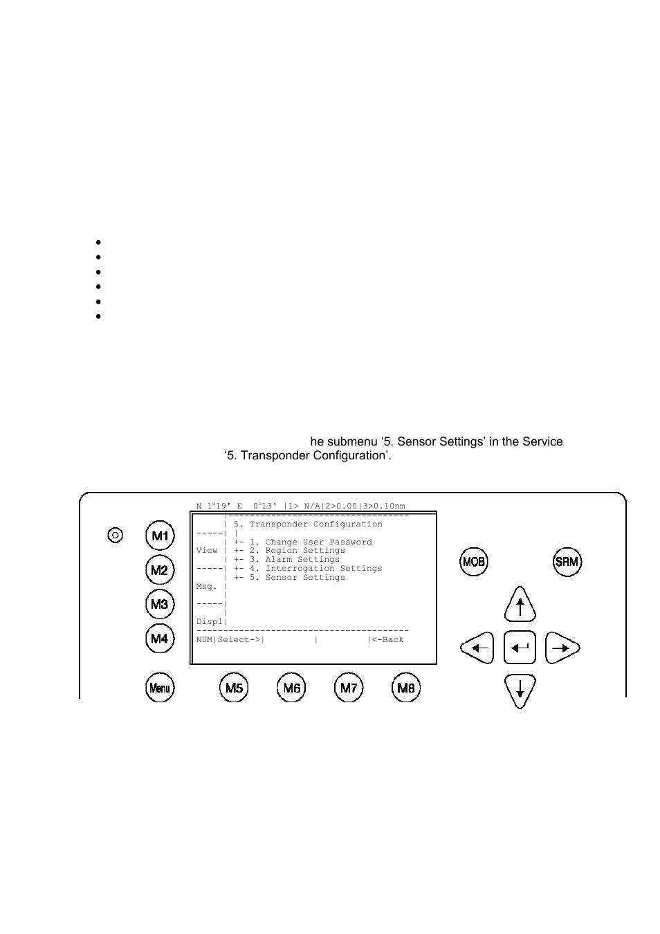 8 sensor software configuration | ACR Electronics Nauticast Y1-03-0212 User Manual | Page 18 / 94