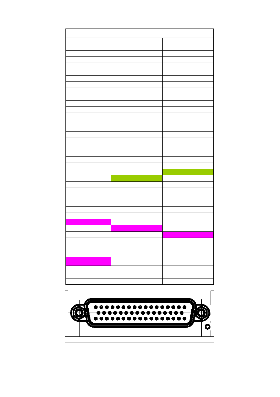 Communication-cable / socket ( sub-d 50 socket ), Communication socket (female) | ACR Electronics Nauticast Y1-03-0212 User Manual | Page 31 / 94