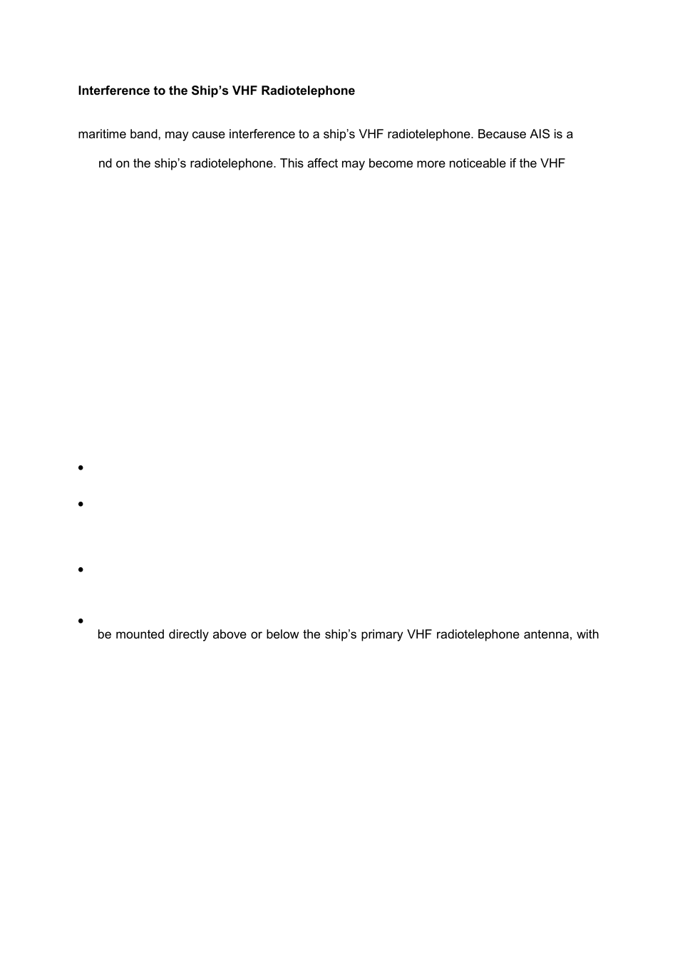 13 installation of vhf / gps antennas | ACR Electronics Nauticast Y1-03-0212 User Manual | Page 33 / 94