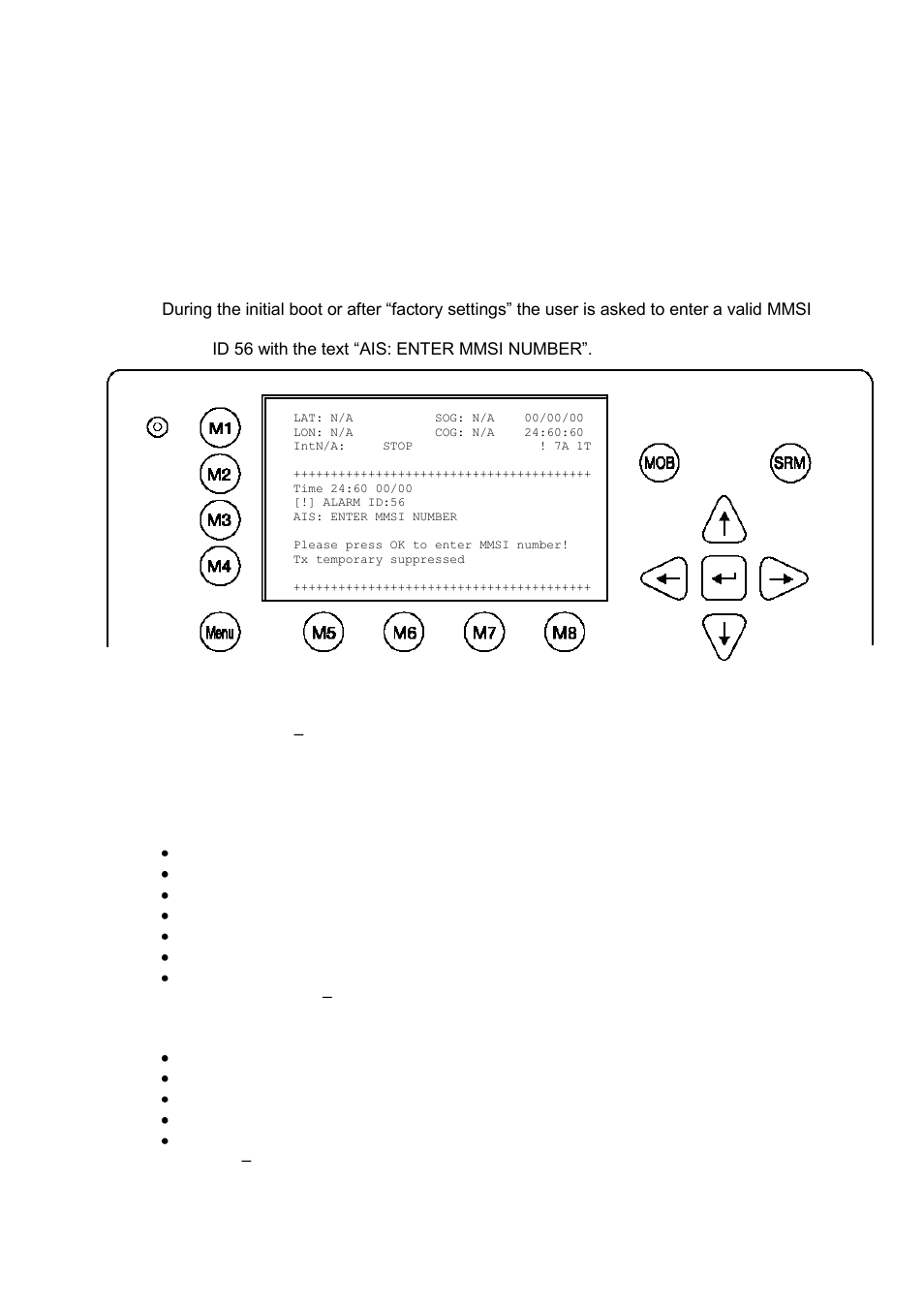 4 starting the nauticast, 1 initial set up of the nauticast for operation | ACR Electronics Nauticast Y1-03-0212 User Manual | Page 36 / 94