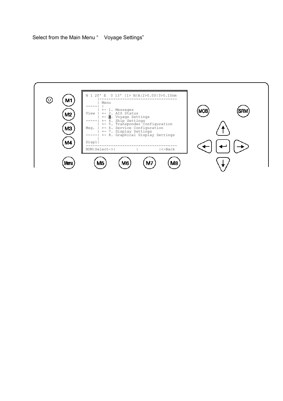 4 entering voyage related data | ACR Electronics Nauticast Y1-03-0212 User Manual | Page 42 / 94