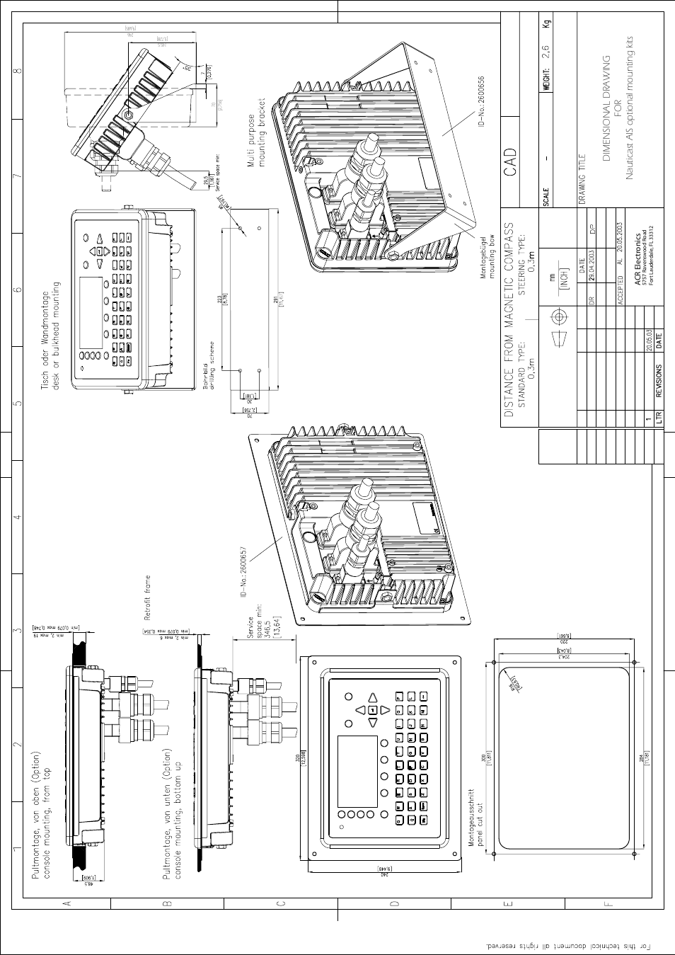 ACR Electronics Nauticast Y1-03-0212 User Manual | Page 62 / 94