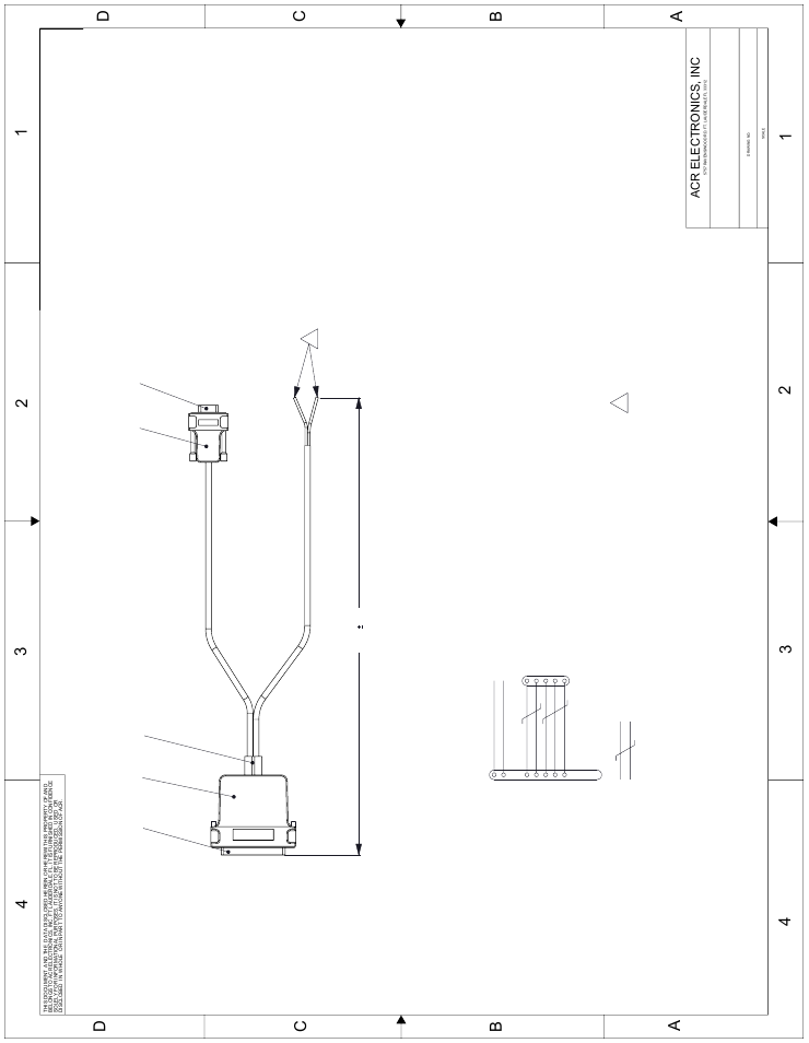 Workboat pwr/data cable | ACR Electronics Nauticast Y1-03-0212 User Manual | Page 65 / 94