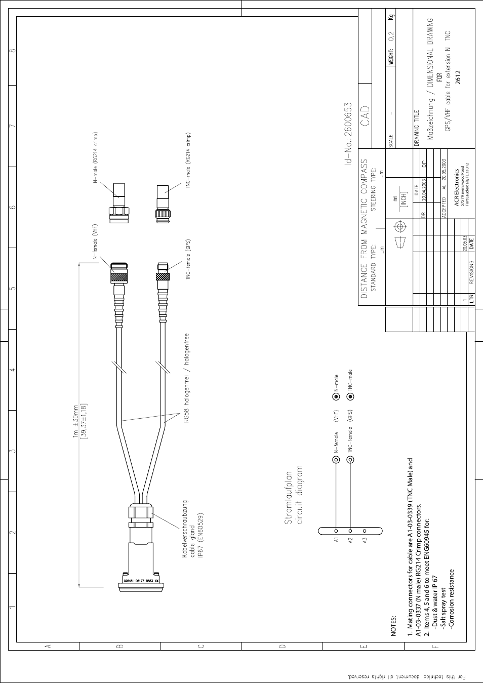 ACR Electronics Nauticast Y1-03-0212 User Manual | Page 68 / 94