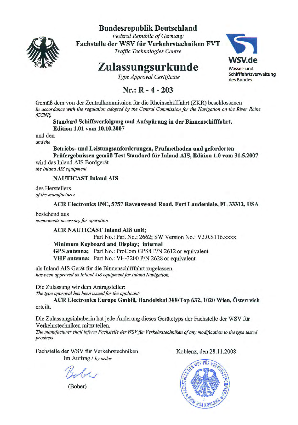 ACR Electronics Nauticast Y1-03-0212 User Manual | Page 83 / 94