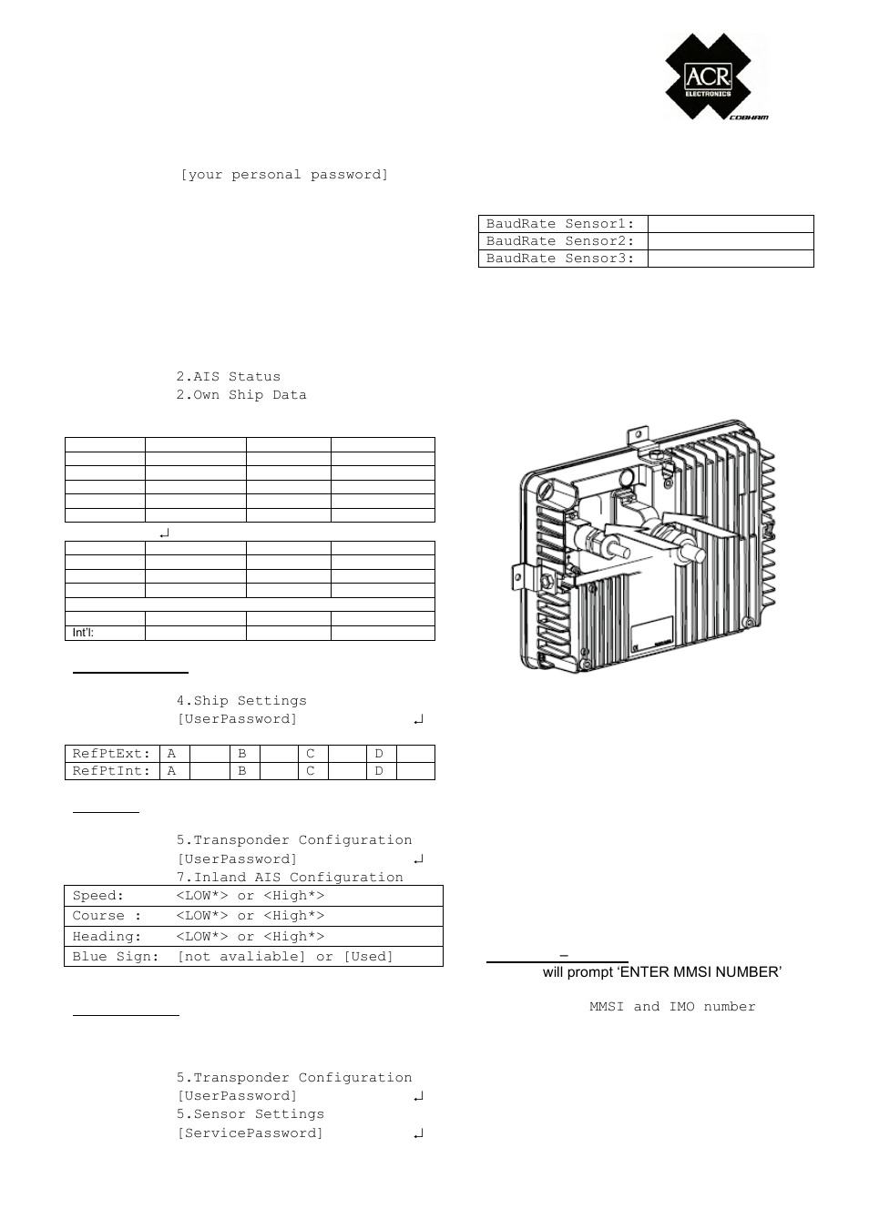 Quick replacement guide, Inland ais | ACR Electronics Nauticast Y1-03-0212 User Manual | Page 93 / 94