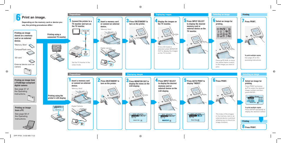 Sony DPP-FP50 User Manual | Page 2 / 2