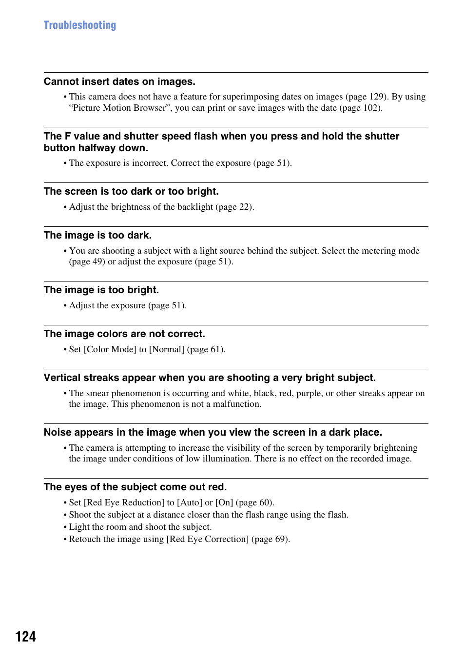 Sony DSC-T300 User Manual | Page 124 / 147