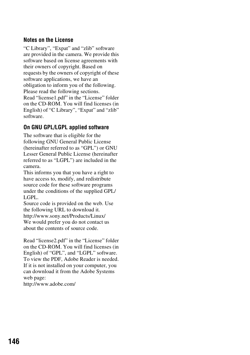 Sony DSC-T300 User Manual | Page 146 / 147