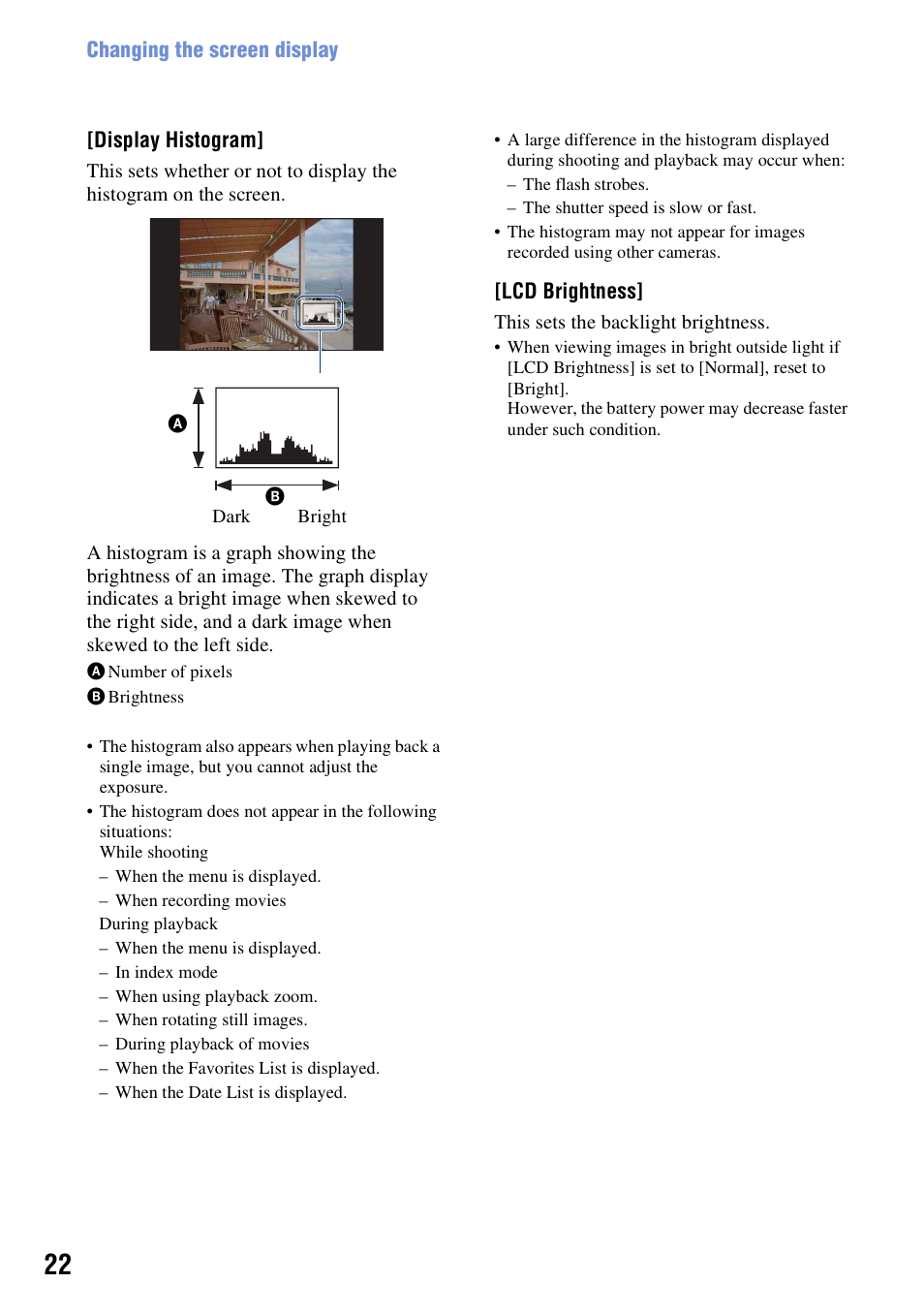 Sony DSC-T300 User Manual | Page 22 / 147