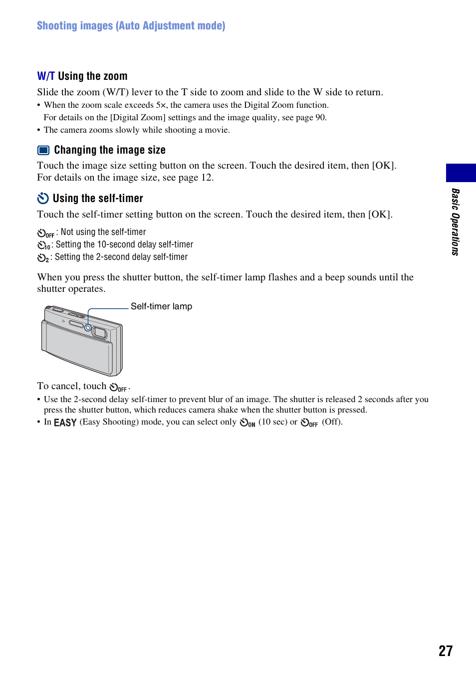 Sony DSC-T300 User Manual | Page 27 / 147