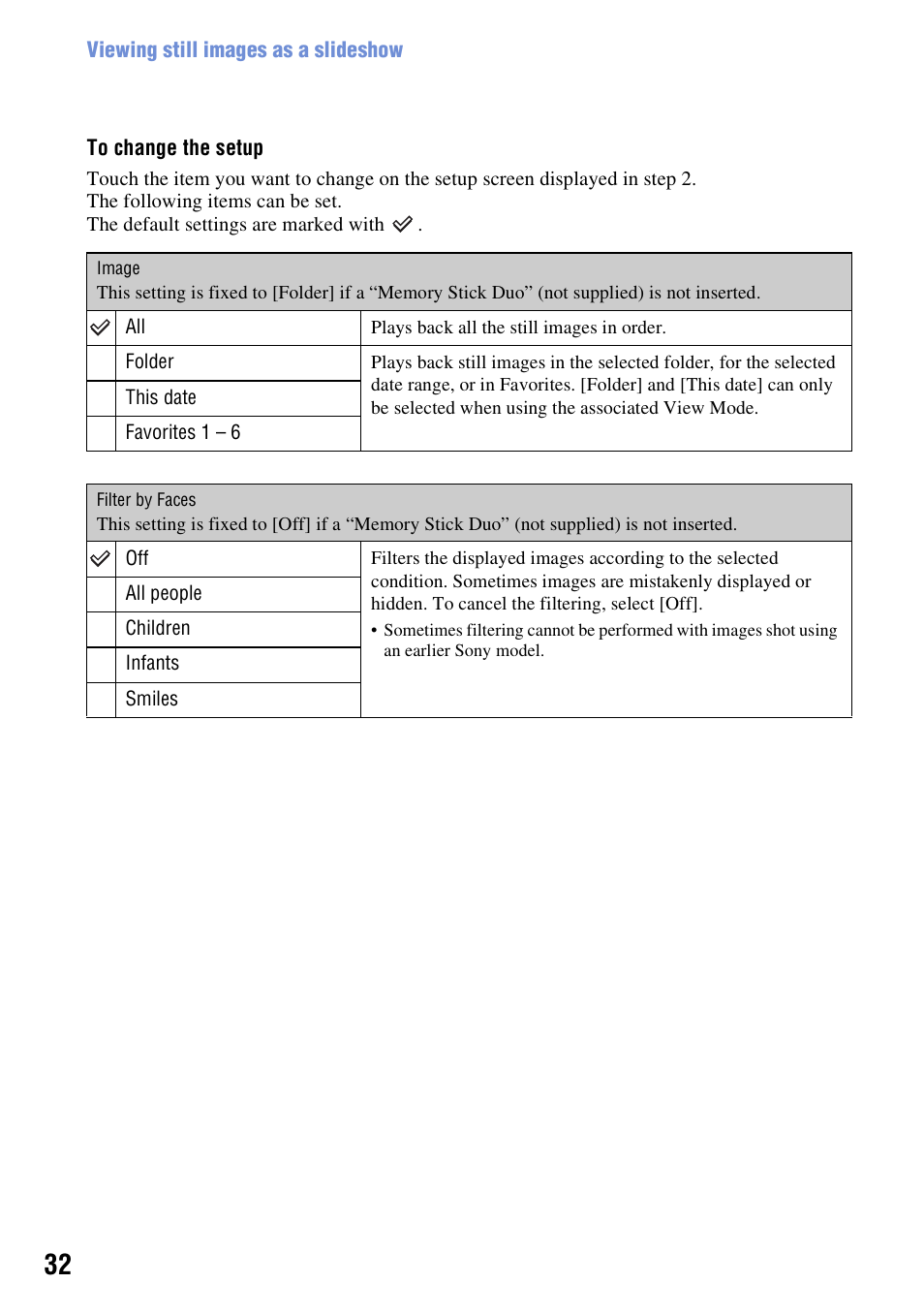 Sony DSC-T300 User Manual | Page 32 / 147
