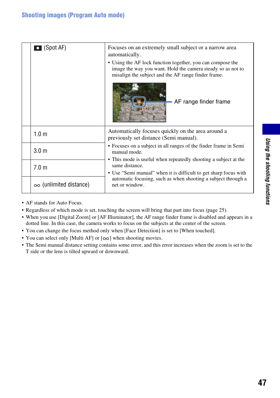 Sony DSC-T300 User Manual | Page 47 / 147