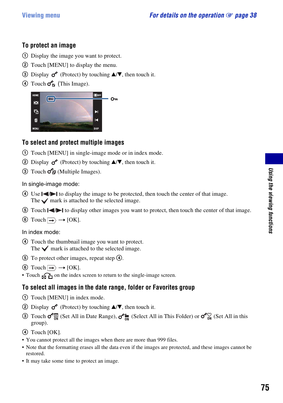 Sony DSC-T300 User Manual | Page 75 / 147