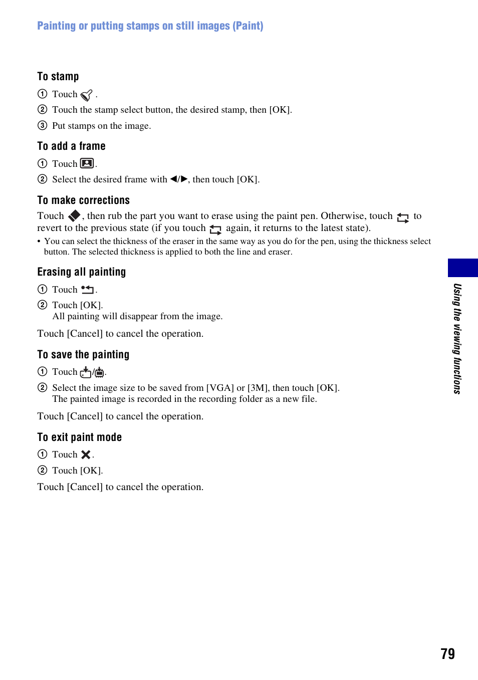 Sony DSC-T300 User Manual | Page 79 / 147