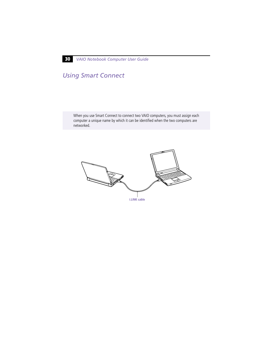 Using smart connect | Sony PCG-F360 User Manual | Page 40 / 98