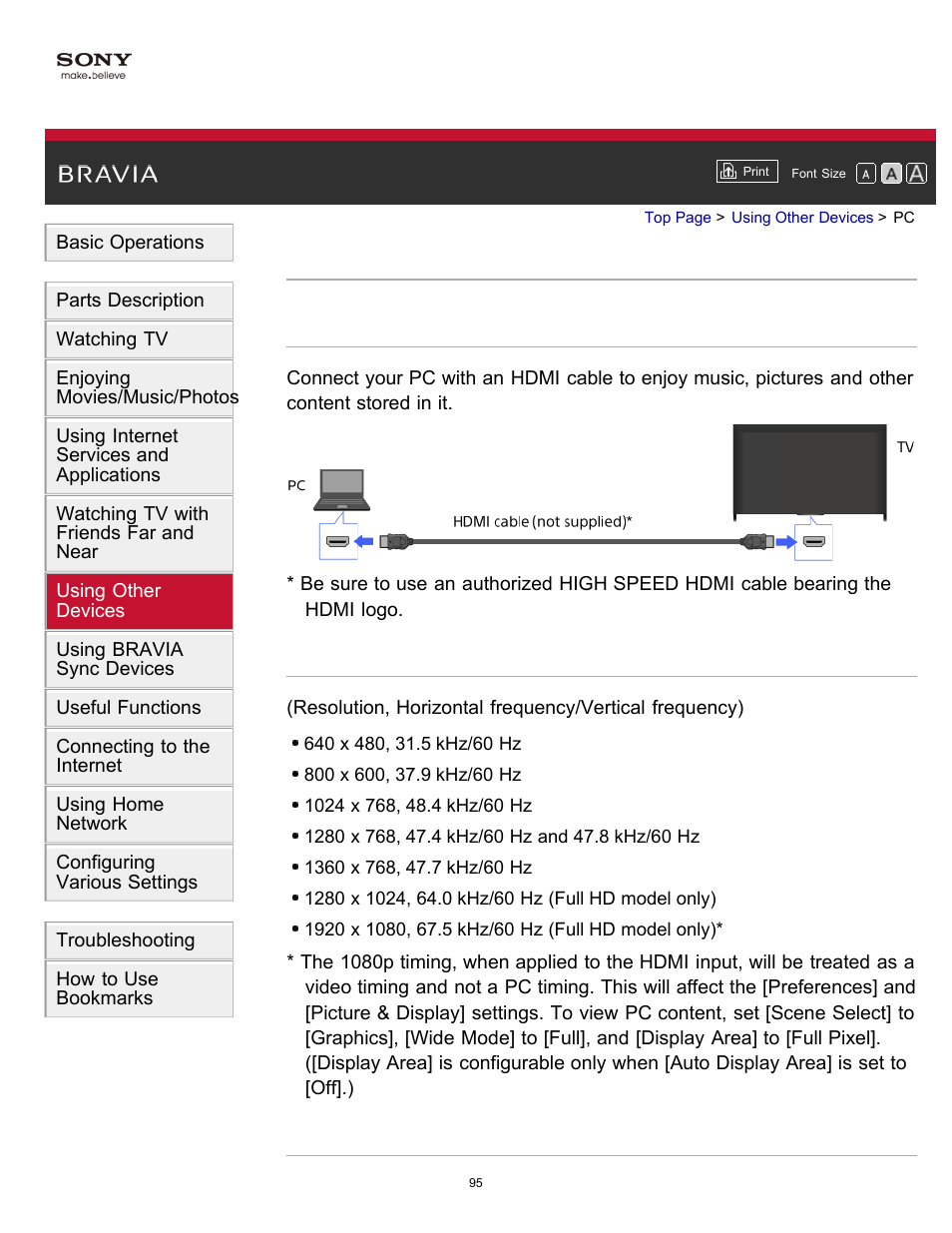 Sony KDL-60W850B User Manual | Page 101 / 245