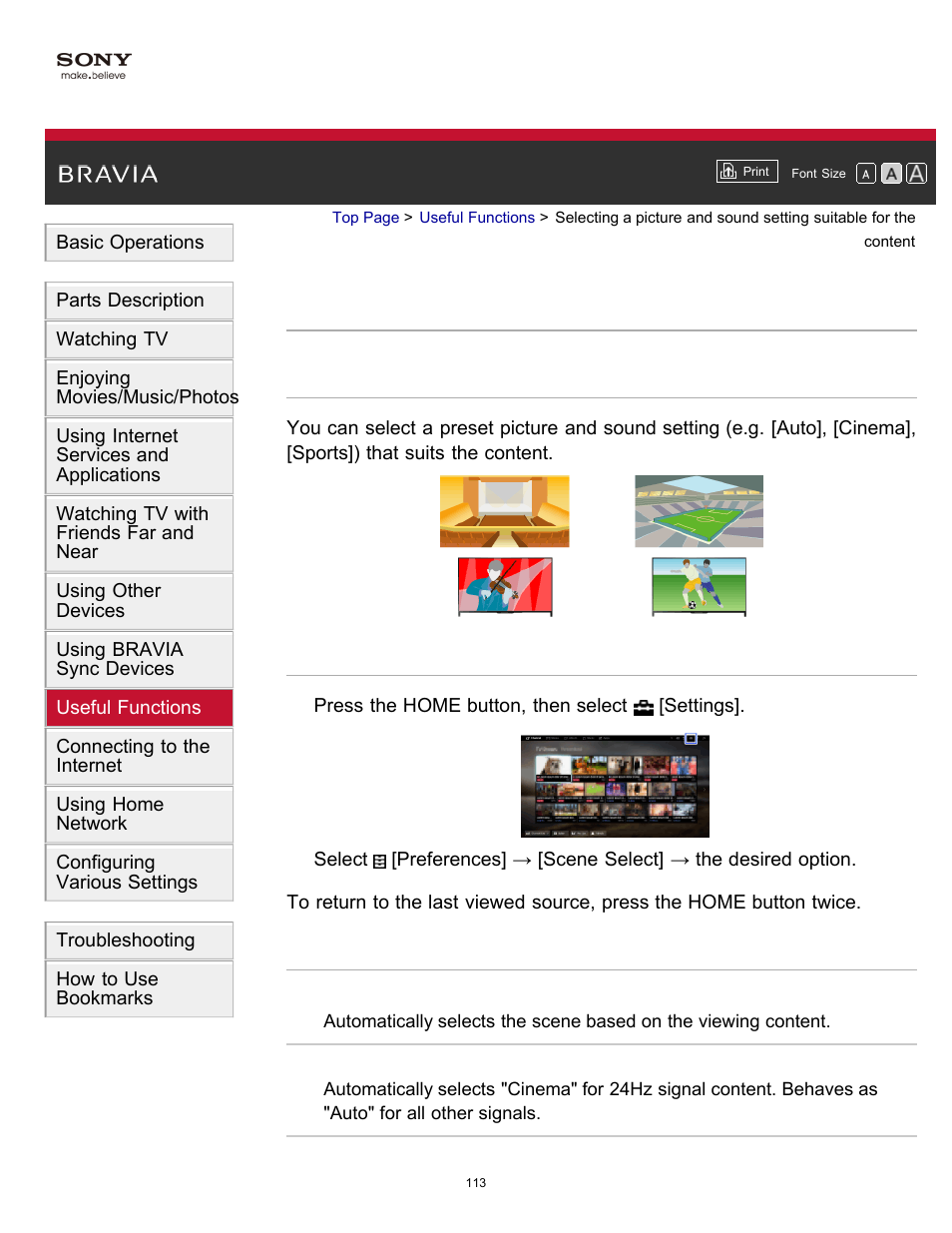 Sony KDL-60W850B User Manual | Page 119 / 245