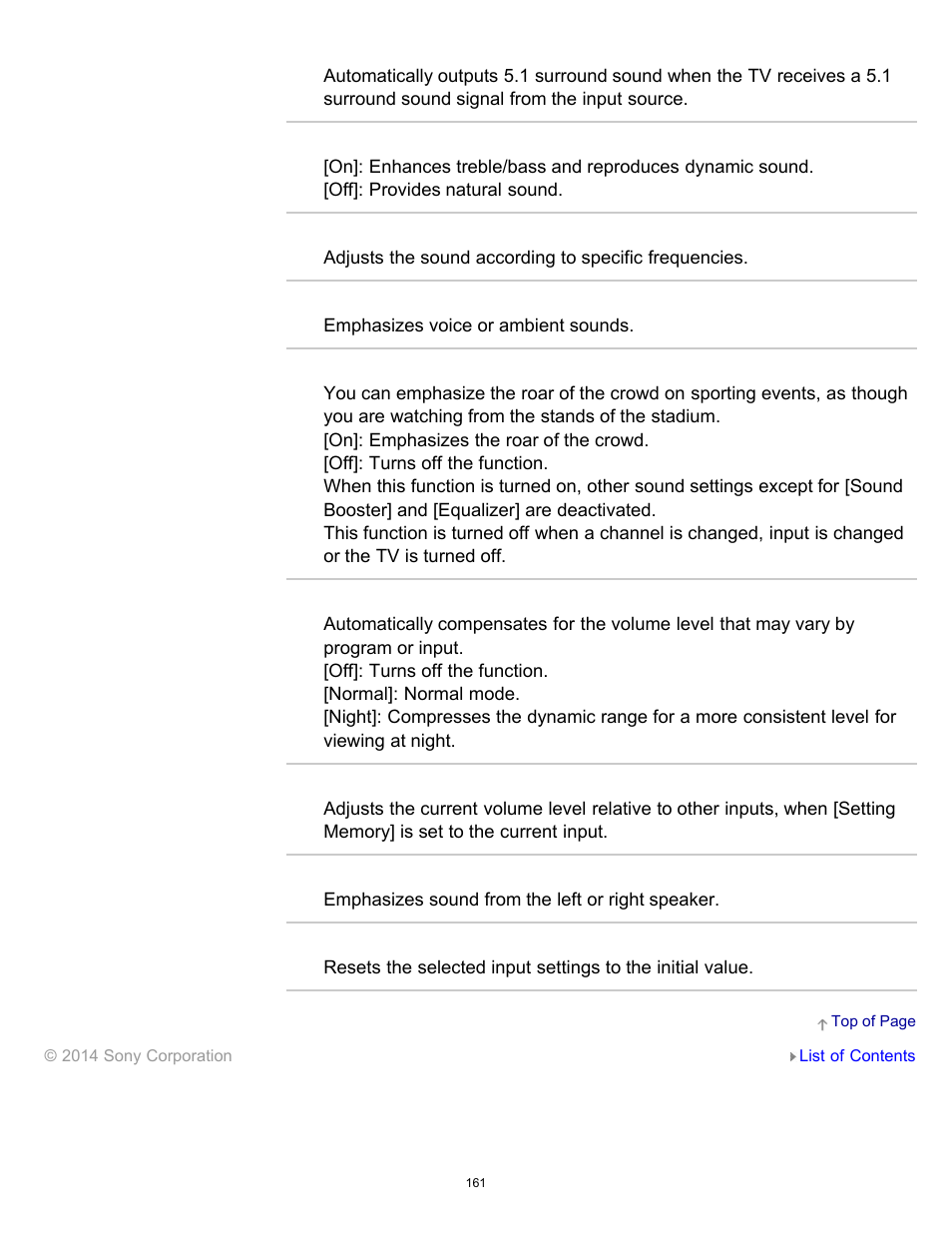 Sony KDL-60W850B User Manual | Page 167 / 245