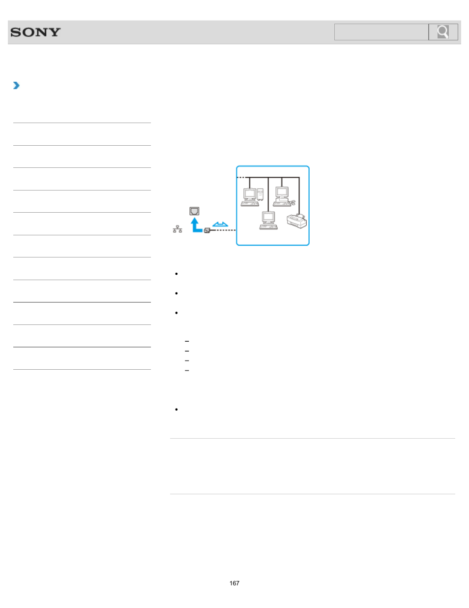 Connecting to the internet with a wired connection, Details, How to use | Search | Sony SVT151190X User Manual | Page 167 / 399