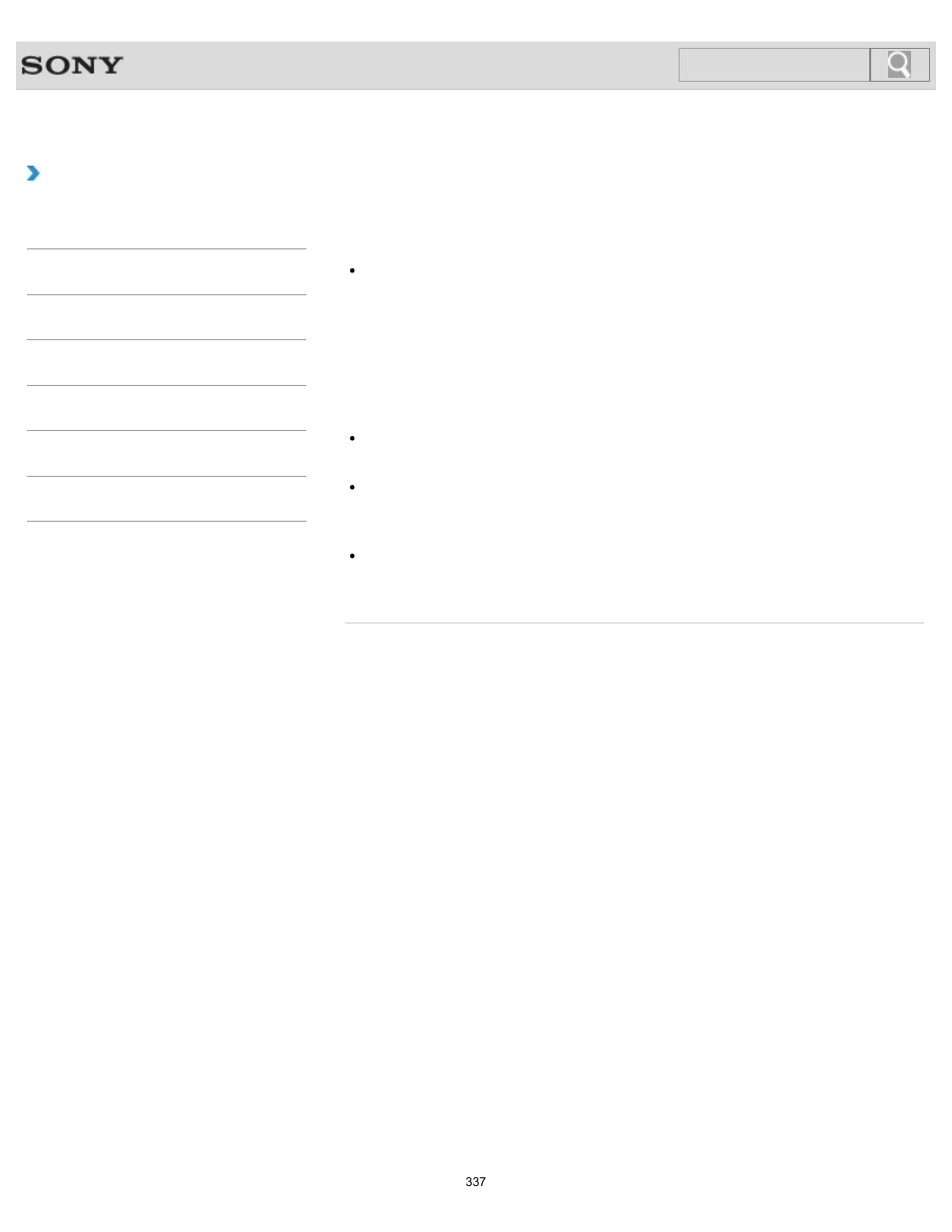 Troubleshooting, Search | Sony SVT151190X User Manual | Page 337 / 399