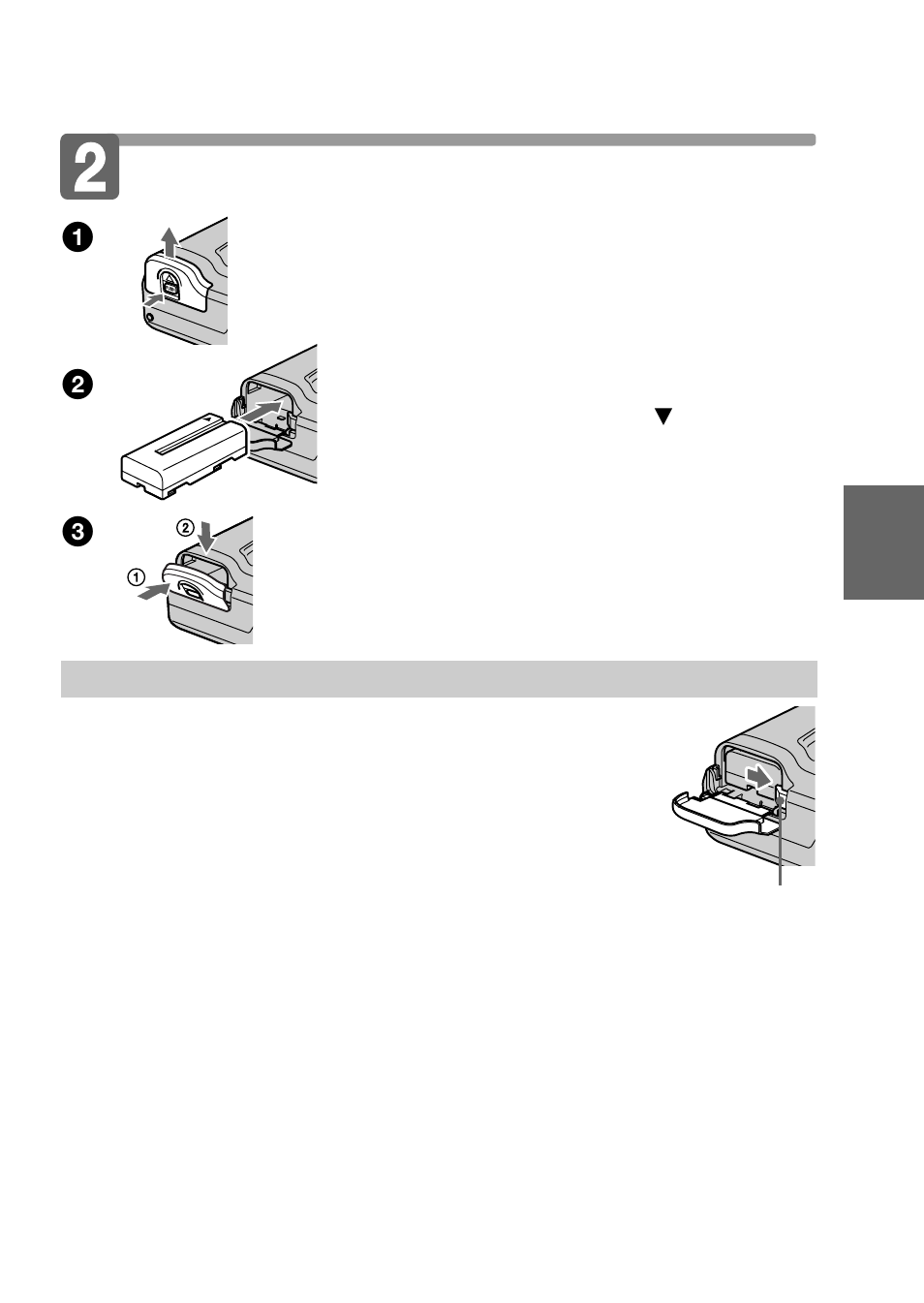 Instalación de la batería | Sony MVC-FD88 User Manual | Page 77 / 132