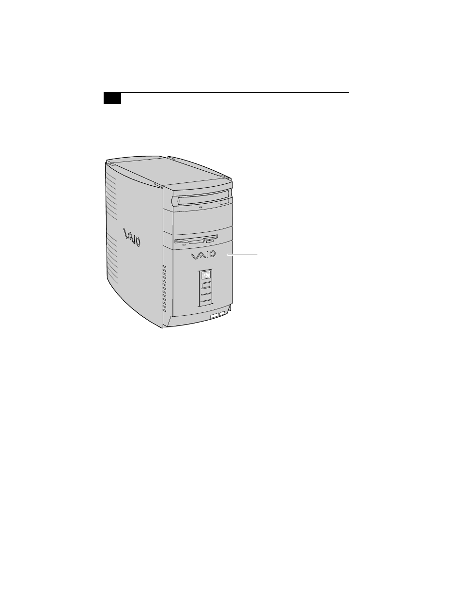 Front view | Sony PCV-R528DS User Manual | Page 10 / 116