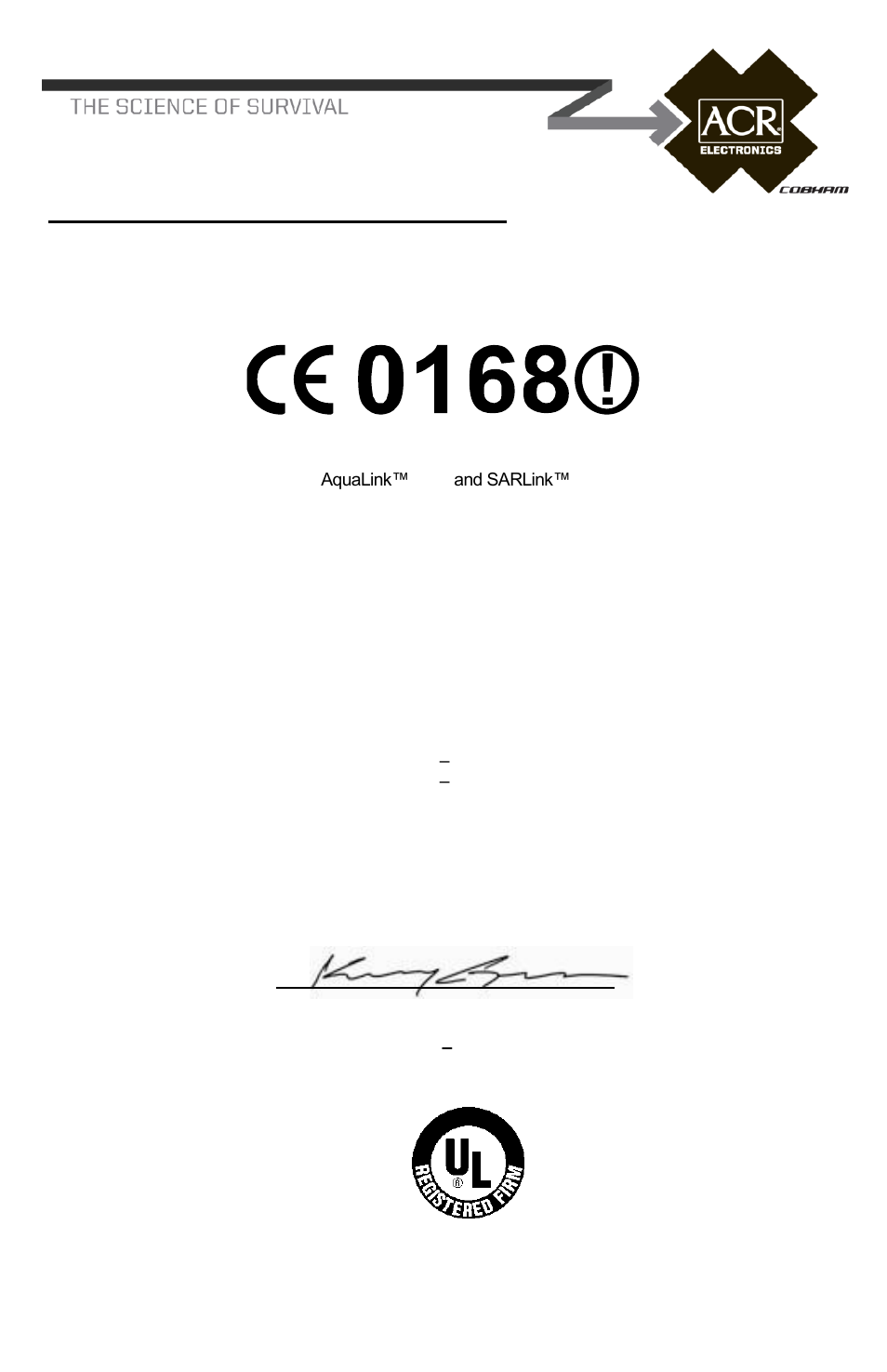 Ec declaration of conformity | ACR Electronics PLB-350C User Manual | Page 33 / 33