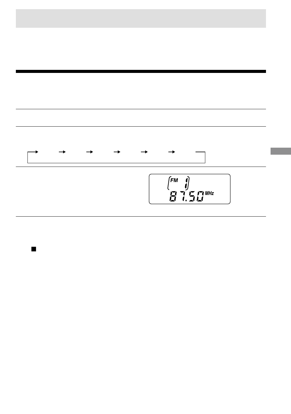 Using the radio, Listening to the radio | Sony D-F20 User Manual | Page 9 / 24