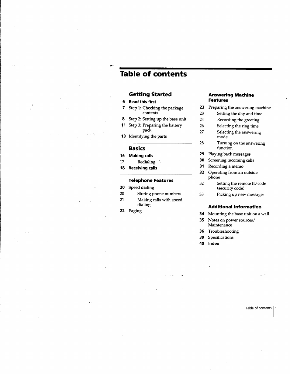 Sony SPP-A957 User Manual | Page 5 / 79