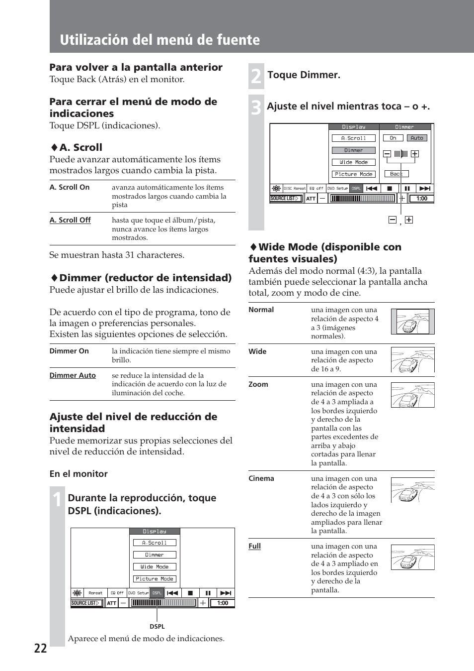 Utilización del menú de fuente | Sony XAV-C1 User Manual | Page 142 / 183