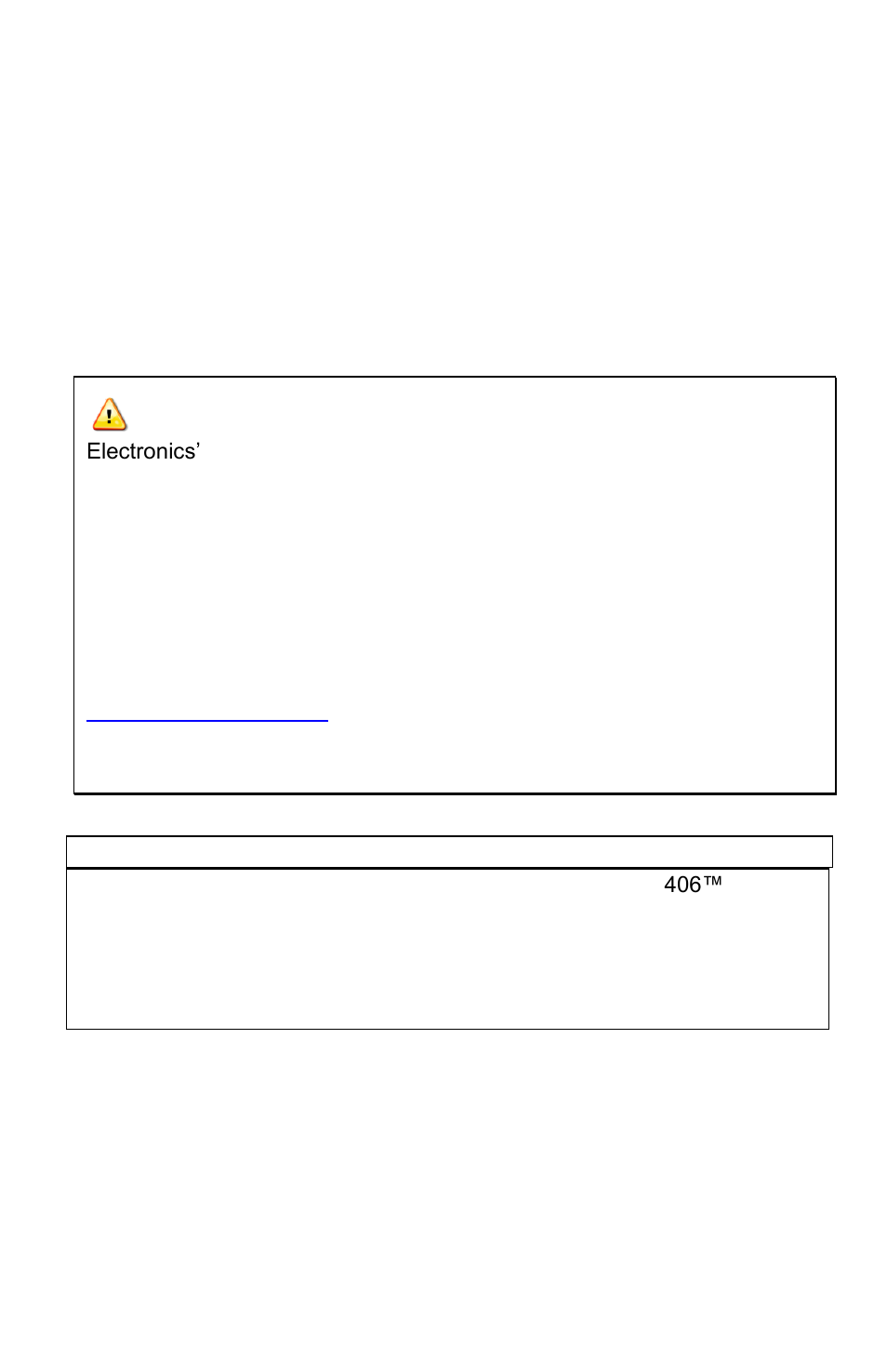 ACR Electronics Satellite3 406 RLB-38 User Manual | Page 2 / 31