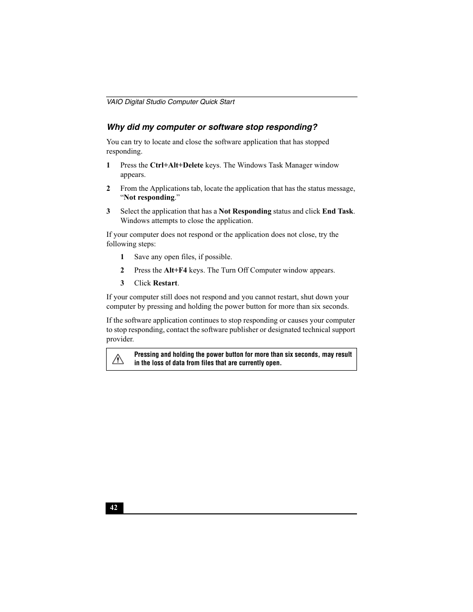 Sony PCV-RZ30GN4 User Manual | Page 42 / 60