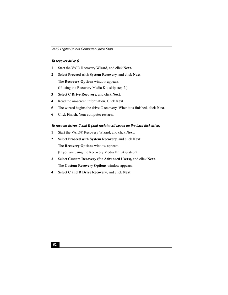 Sony PCV-RZ30GN4 User Manual | Page 52 / 60