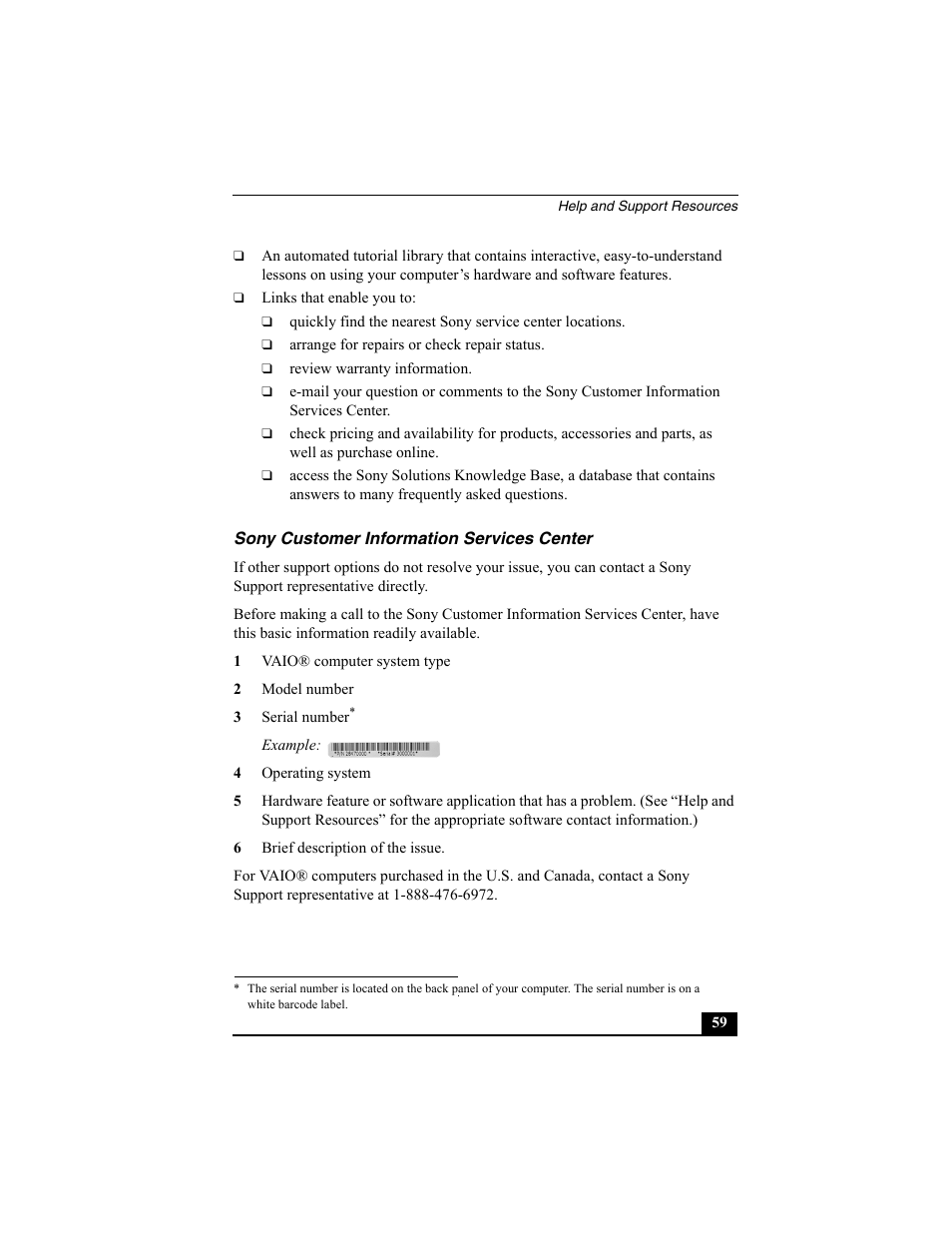 Sony PCV-RZ30GN4 User Manual | Page 59 / 60