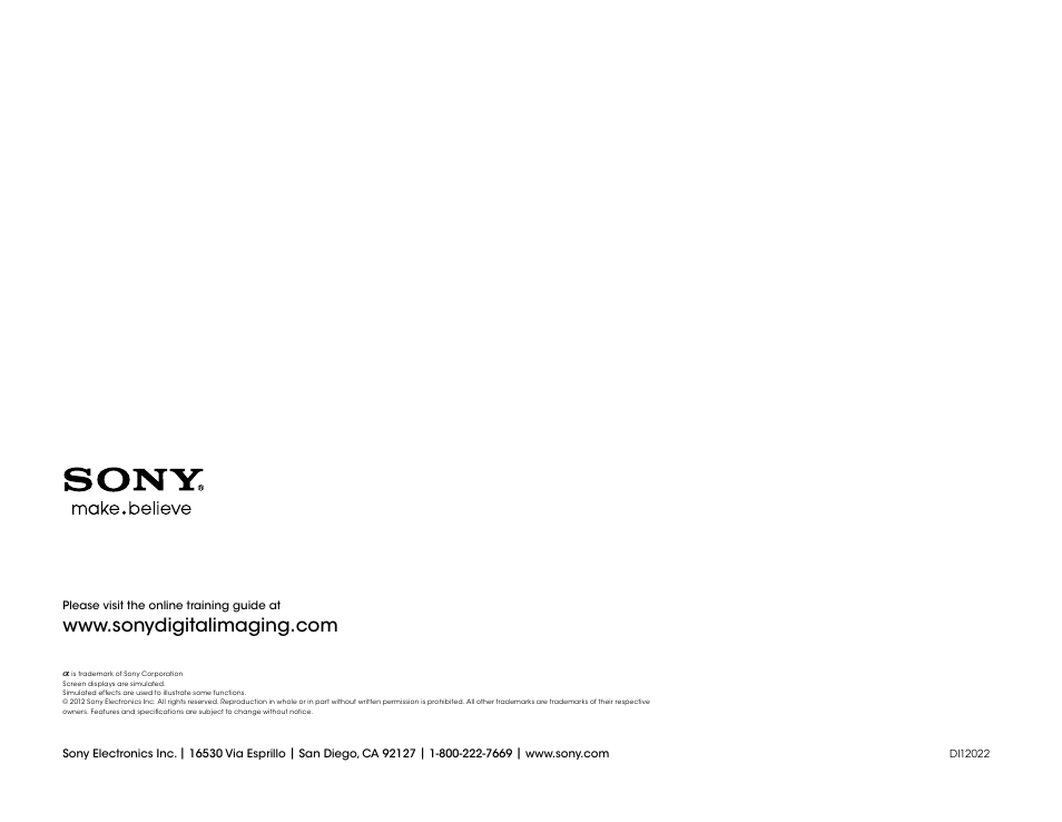 Sony HVL-LE1 User Manual | Page 30 / 30