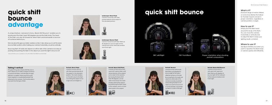 Quick shift bounce advantage, 16 quick shift bounce advantage, Quick shift bounce | Sony HVL-LE1 User Manual | Page 9 / 30