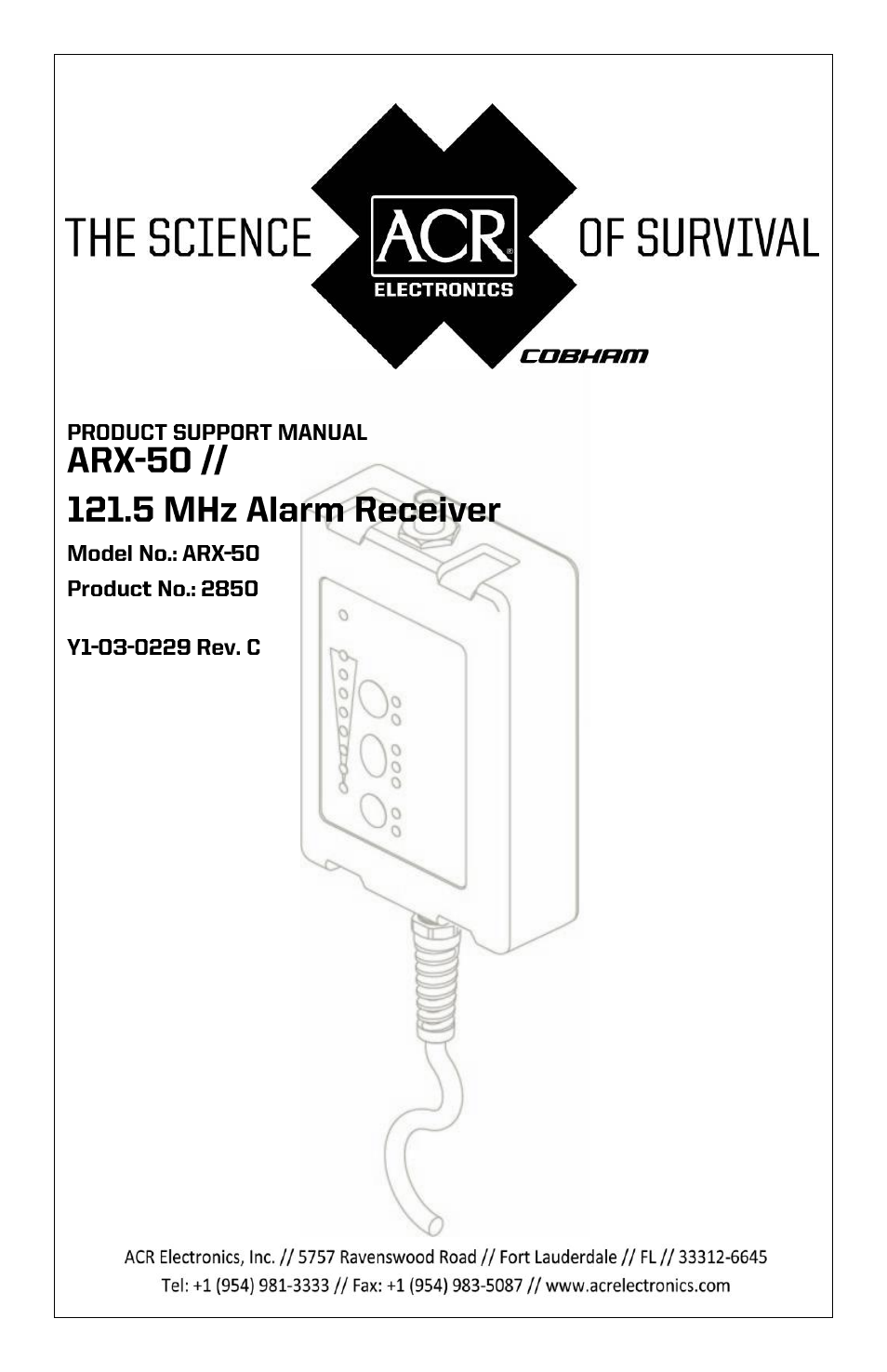 ACR Electronics Y1-03-0229C User Manual | 13 pages
