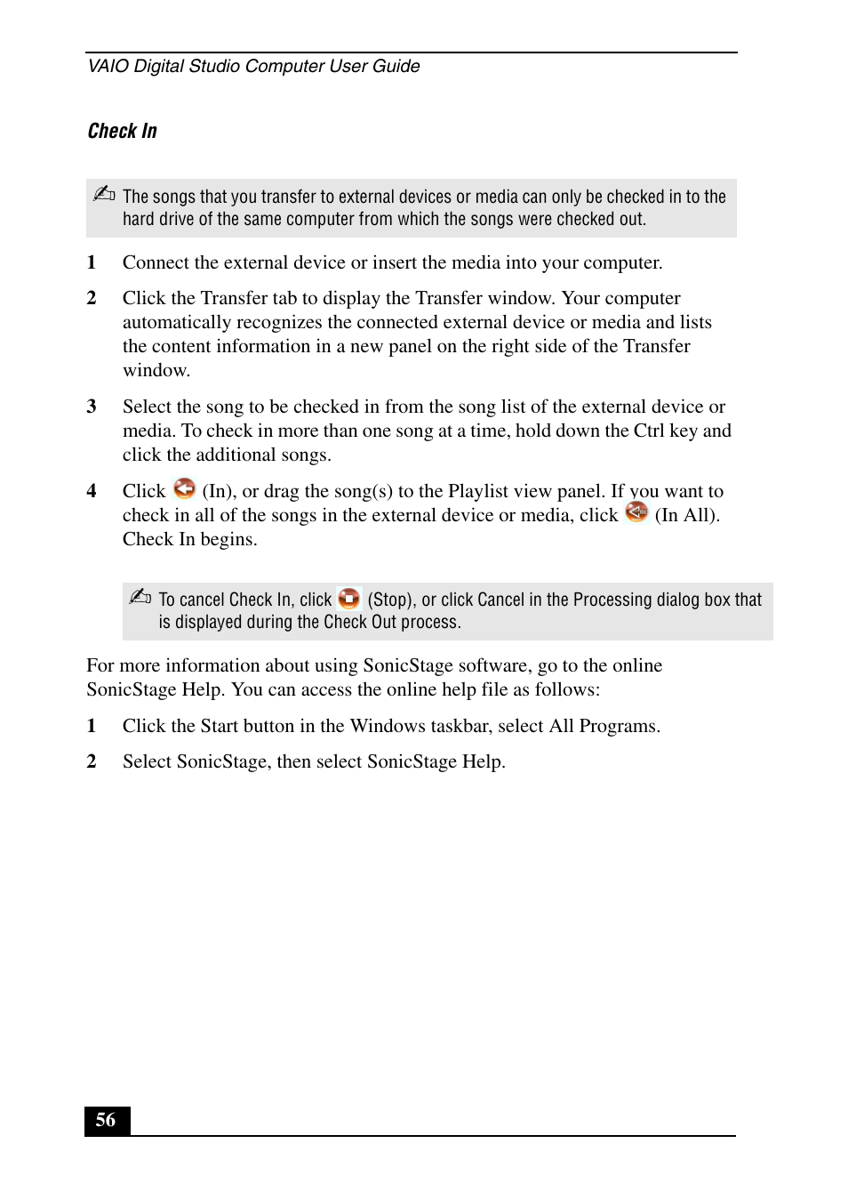 Sony PCV-RX690G User Manual | Page 56 / 100