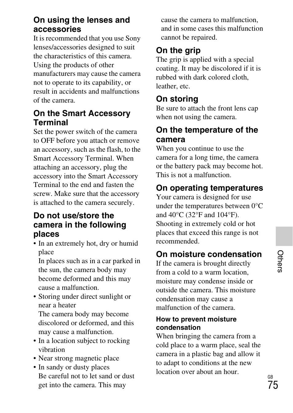 Sony NEX-C3A User Manual | Page 75 / 85