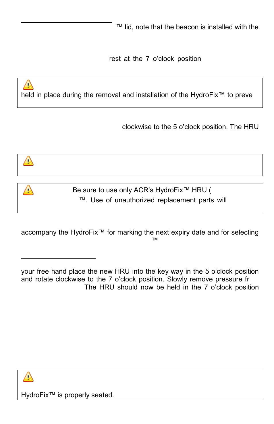 ACR Electronics GlobalFix RLB-36 User Manual | Page 25 / 43