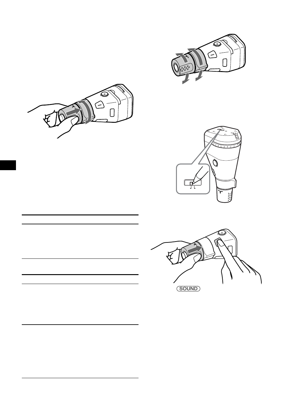 By pushing in and rotating the control | Sony CDX-MP70 User Manual | Page 20 / 96