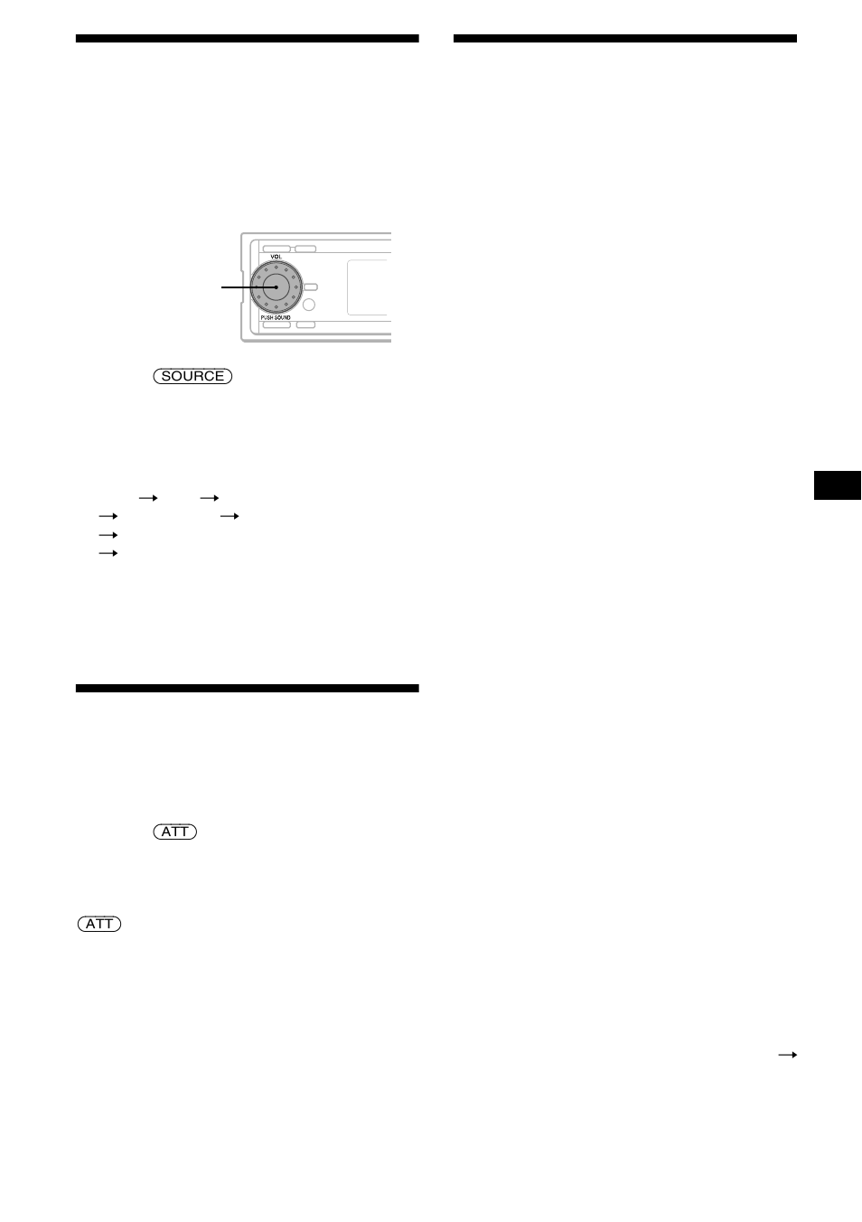 Adjusting the sound characteristics, Quickly attenuating the sound, Changing the sound and display settings - menu | Menu, 21 adjusting the sound characteristics, Changing the sound and display settings | Sony CDX-MP70 User Manual | Page 21 / 96
