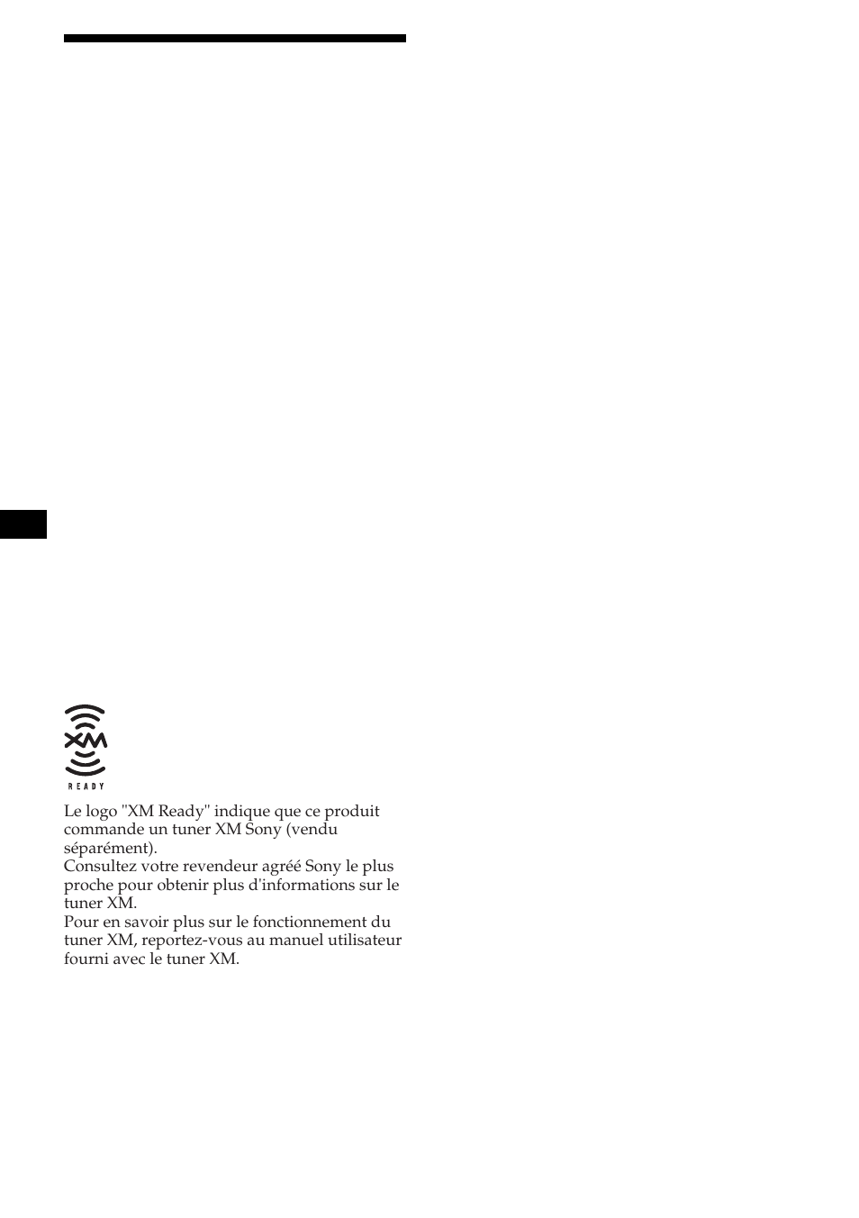 Félicitations, 2félicitations | Sony CDX-MP70 User Manual | Page 34 / 96