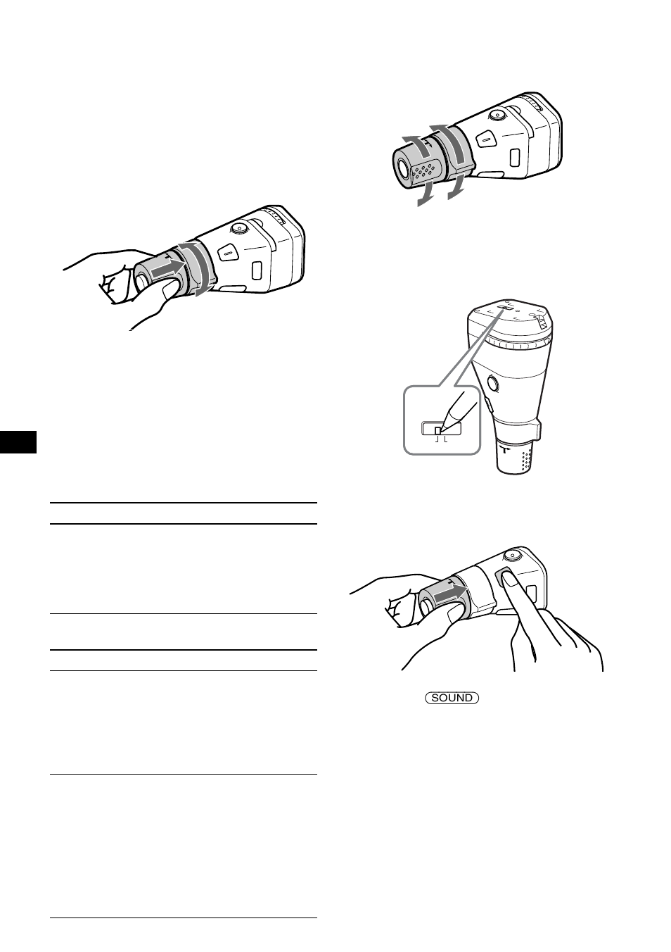 Presión y giro del control | Sony CDX-MP70 User Manual | Page 84 / 96