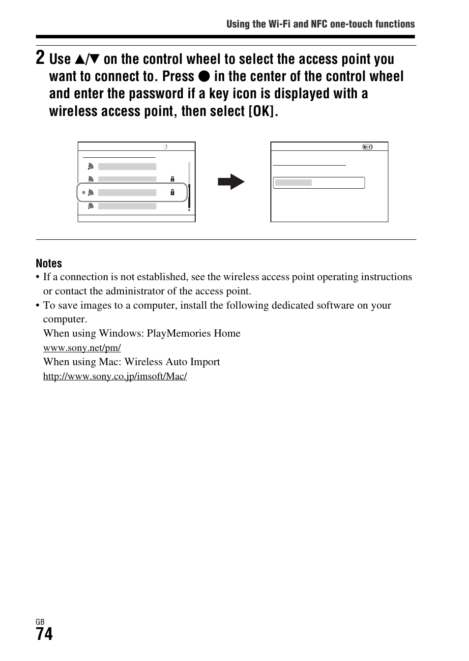 Sony ILCE-7R User Manual | Page 74 / 96