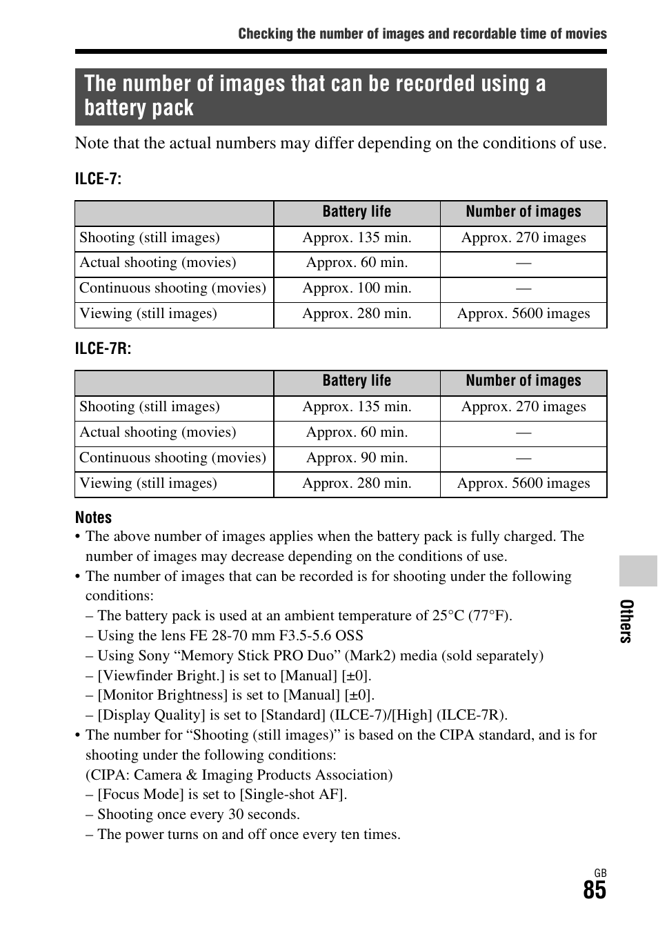 Sony ILCE-7R User Manual | Page 85 / 96